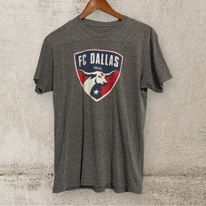 FC Dallas Tee Shirt Heather Grey - Medium